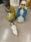 vintage Mary Joseph Jesus blow molds