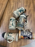 vintage german beer steins
