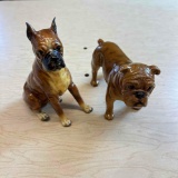 vintage mortens ceramic dogs