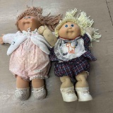 two cabbage patch kids