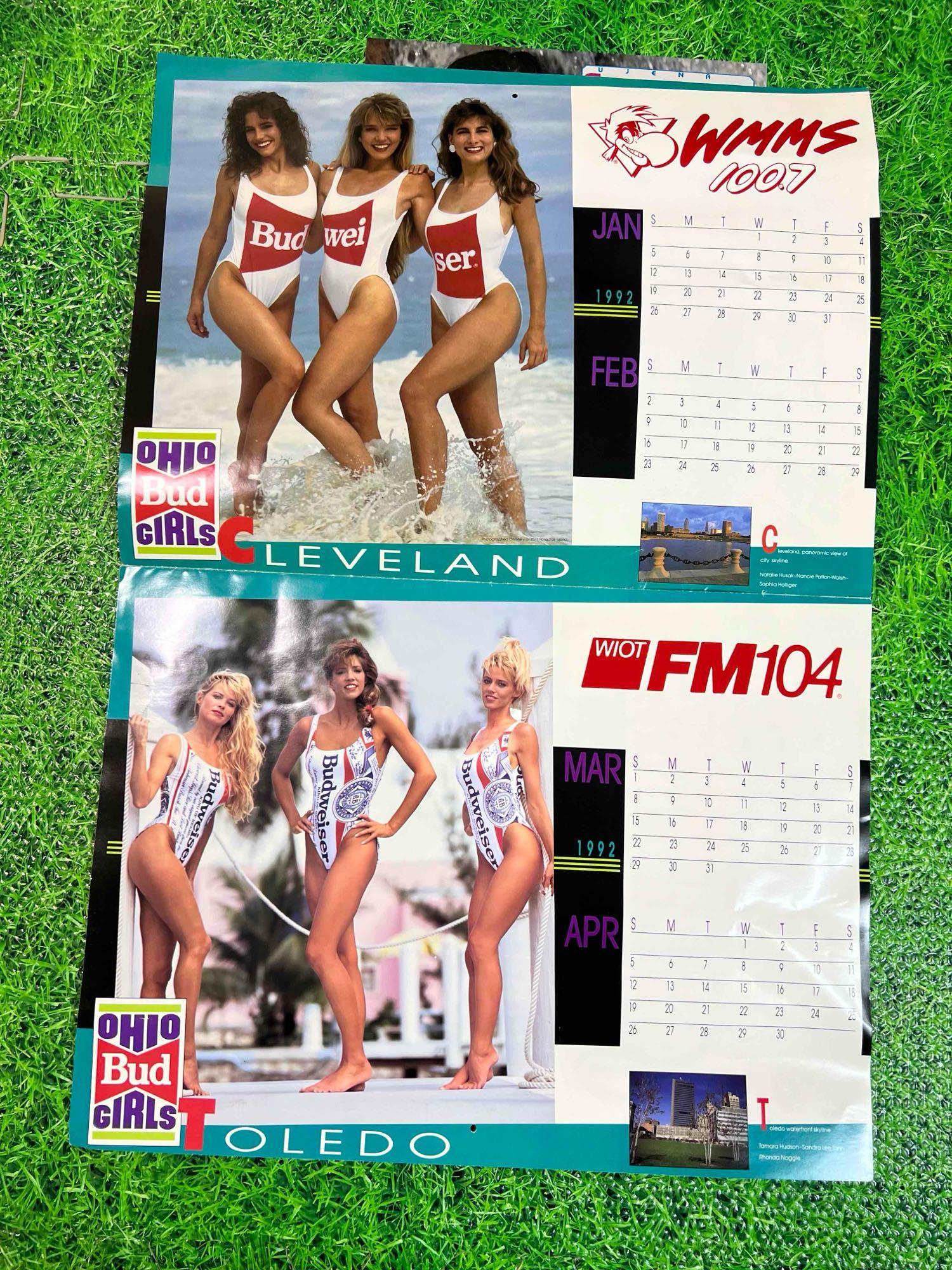 1992 Ohio Bud Girls Calendar and small swimsuit | Proxibid