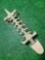 vintage He Man skeleton toy holder
