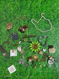 costume jewelry and pins