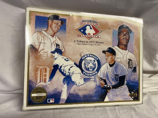 Detroit Tigers Limited Ed Wall Hang