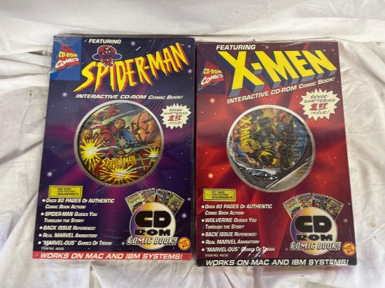 Spider-Man and X-Men Interactive Comic Books