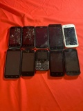 (10) Old Cell Phones