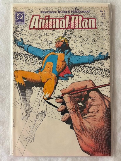 Comic - ANIMAL MAN #5 (1988) in approx. VF/N cond;