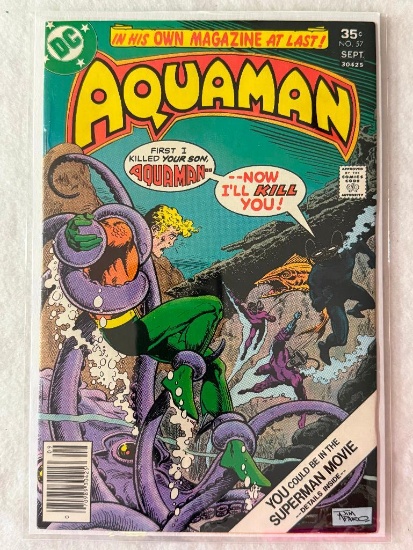 Comic - AQUAMAN #57 (1977) in approx. VF+ cond;