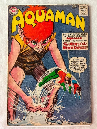 Comic - AQUAMAN #10 (1963) in approx. VG- cond;