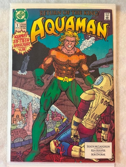 DC Aquaman Lot of 6 comics. Approx. Value Range: $15 - 30