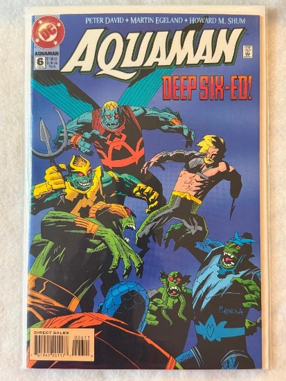 DC Aquaman Lot of 5 comics. Approx. Value Range: $15 - 30