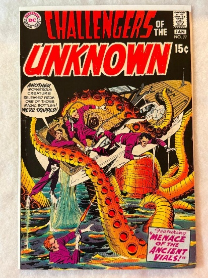 Comic - CHALLENGERS OF THE UNKNOWN #77 (1970) in approx. VF- cond;