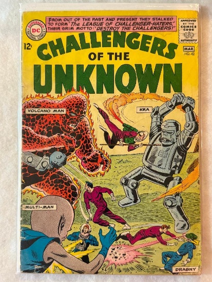 DC Challengers of the Unknown Lot of 3 comics. Approx. Value Range: $30 - 60