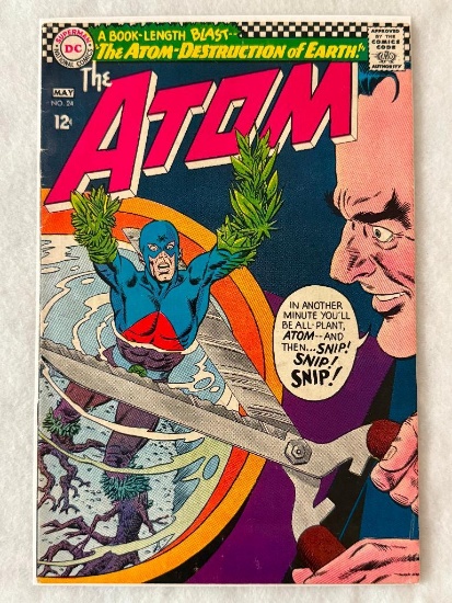 Comic - ATOM #24 (1966) in approx. F- cond;