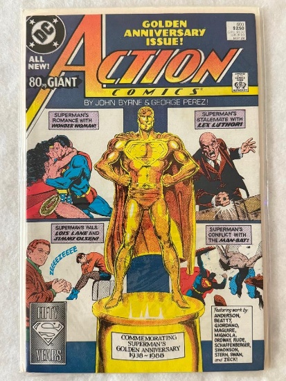 Action Comics Lot of 3 comics. Approx. Value Range: $20 - 40