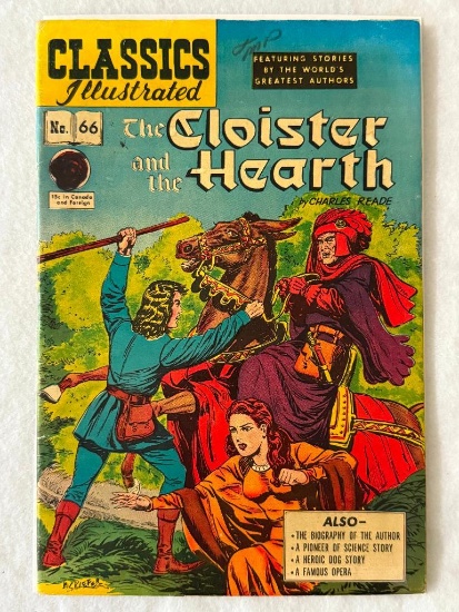 Comic - CLASSICS ILLUSTRATED #66 (1949) in approx. G/VG cond;