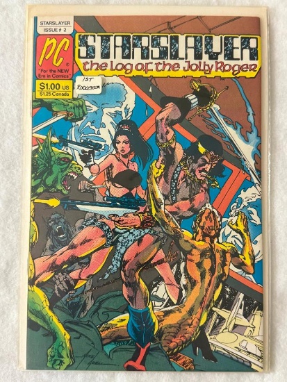 Comic Key - STARSLAYER #2 (1982) in approx. NM cond;