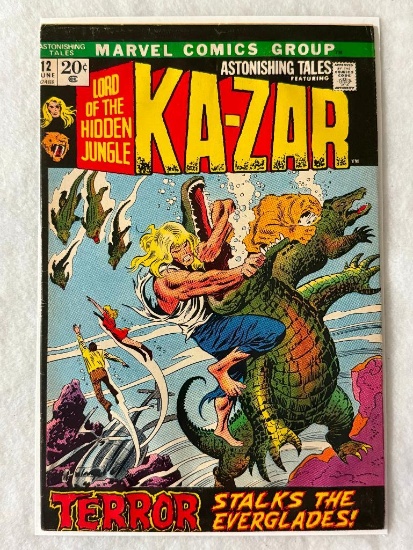 Comic - ASTONISHING TALES #12 (1972) in approx. VG/F cond;