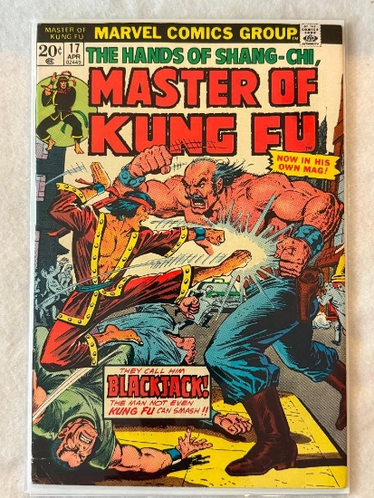 Comic - MASTER OF KUNG FU #17 (1974) in approx. F- cond;