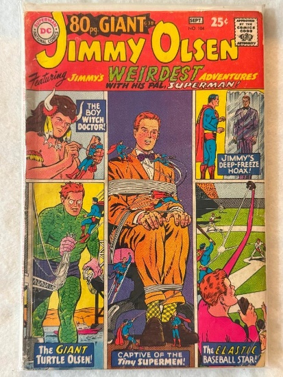 Jimmy Olsen Lot of 2 comics. Approx. Value Range: $35 - 70