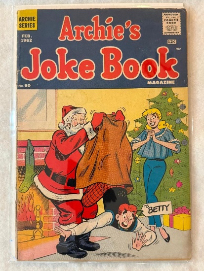 Archie's Joke Book Lot of 5 comics. Approx. Value Range: $40 - 80