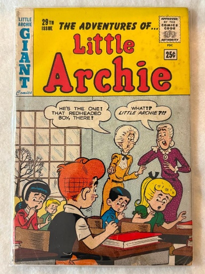 Comic - LITTLE ARCHIE #29 (1963) in approx. VG+ cond;