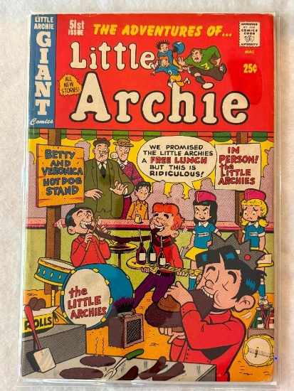 Comic - LITTLE ARCHIE #51 (1969) in approx. F cond;