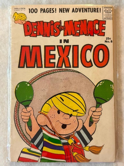 Comic - DENNIS THE MENACE (GIANTS) #8 (1960) in approx. VG cond;