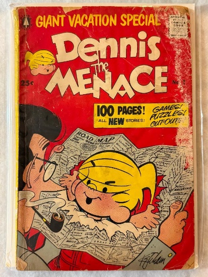 Dennis the Menace Lot of 2 comics. Approx. Value Range: $20 - 40