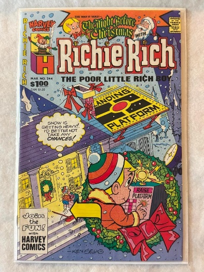 Richie Rich Lot of 4 comics. Approx. Value Range: $25 - 50