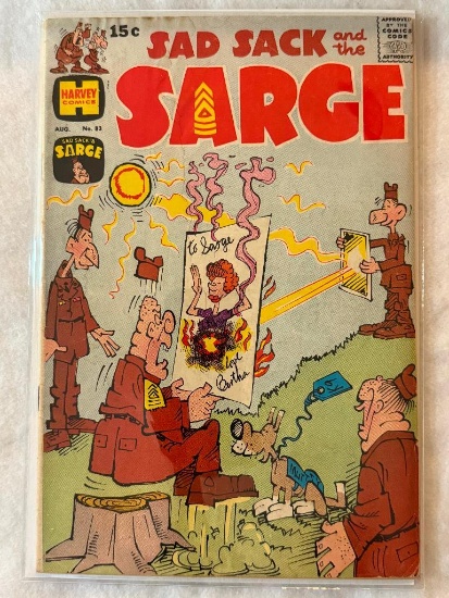 Sad Sack Lot of 7 comics. Approx. Value Range: $15 - 30