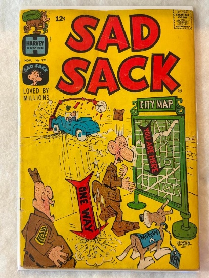 Sad Sack Lot of 7 comics. Approx. Value Range: $20 - 40
