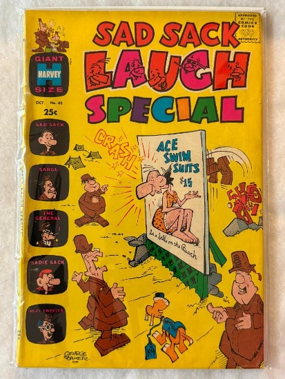 Sad Sack Lot of 5 comics. Approx. Value Range: $25 - 50