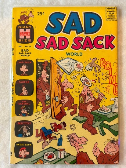 Comic - SAD SAD SACK WORLD #29 (1970) in approx. VF/N cond;