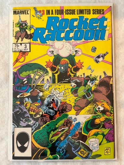 Rocket Raccoon Lot of 2 comics. Approx. Value Range: $35 - 70
