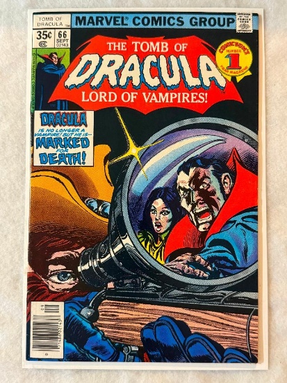 Comic - TOMB OF DRACULA #66 (1978) in approx. VF cond;