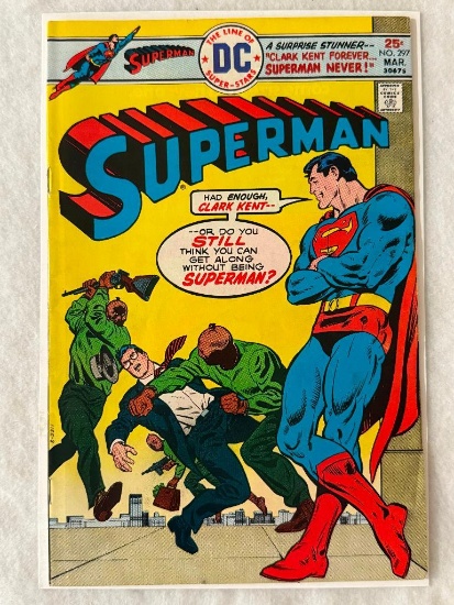 Comic - SUPERMAN #297 (1976) in approx. VF cond;