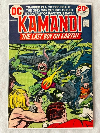 Comic - KAMANDI, THE LAST BOY ON EARTH #10 (1973) in approx. VF+ cond;