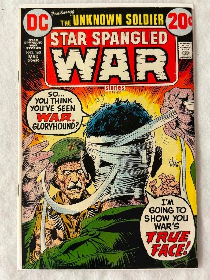 Comic - STAR SPANGLED WAR STORIES #168 (1973) in approx. F/VF cond;