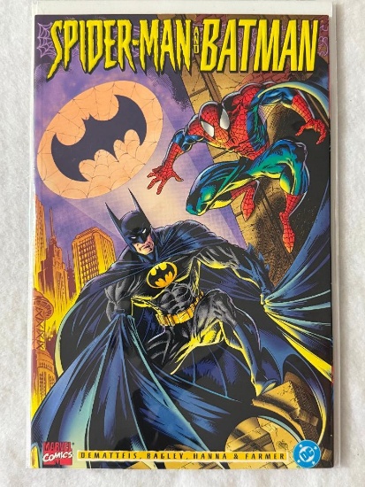 Comic - SPIDER-MAN AND BATMAN #1 (1995) in approx. NM cond;