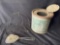 Vintage Western Falls Minnow Bucket With Nets & Bait Splitters
