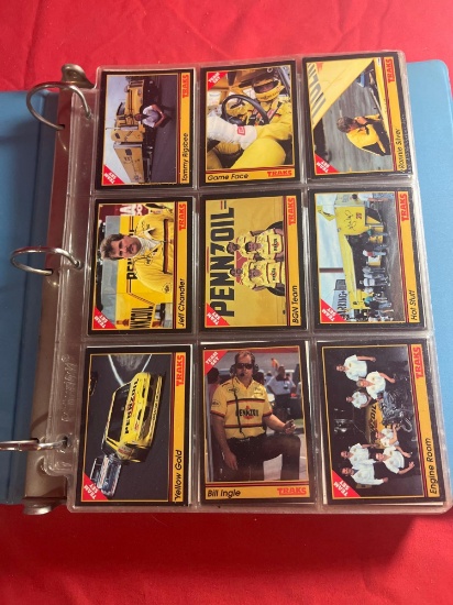 binder Full Of Racing Cards