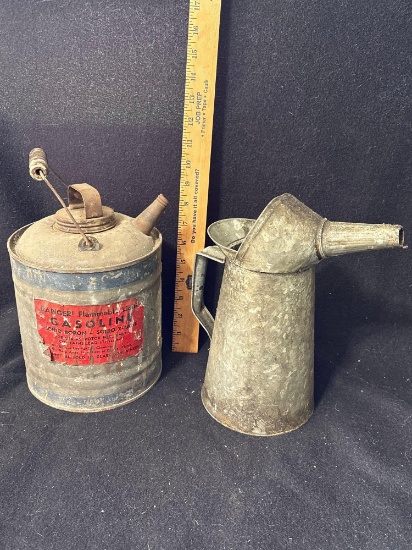 Vintage Gas And Oil Can