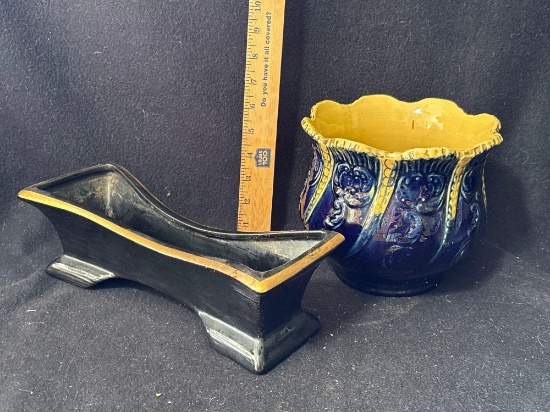 Two Vintage Planter Pots