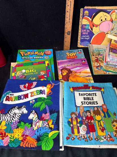 Large Assortment Of Childrens Books & Misc.