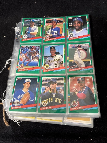 Assorted Pages Of Don Russ Baseball Cards & Misc.