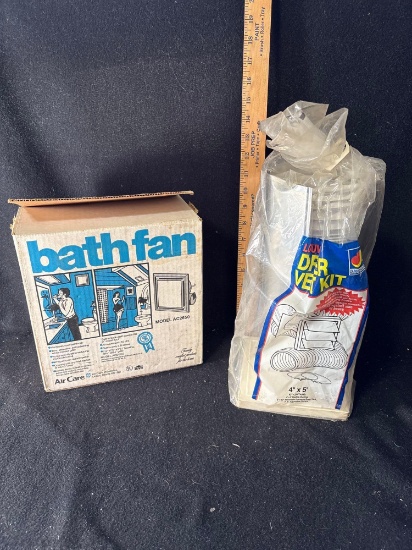 Dryer Vent Kit With Bath Fan