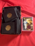 Pinnacle Mint Baseball Cards With Coins