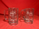 Small Town Brewery Heavy Beer Glass Mugs (4)