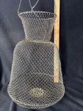 Vintage Inox Wire Fish Basket Made In France